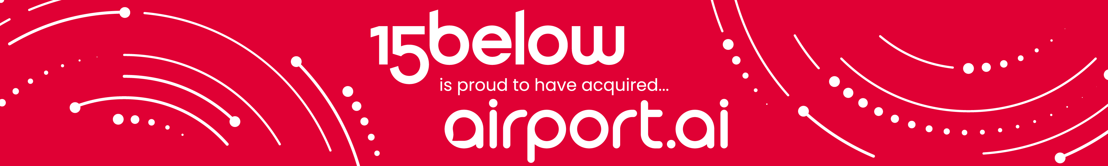 15below and Airport AI banner
