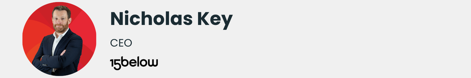 Nicholas Key, CEO, 15below