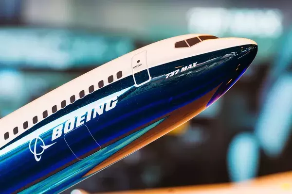Boeing 737 MAX aircraft model